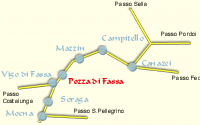 Mappa Pozza di Fassa